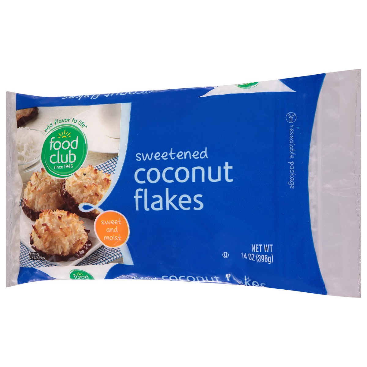 slide 12 of 14, Food Club Sweetened Coconut Flakes, 14 oz