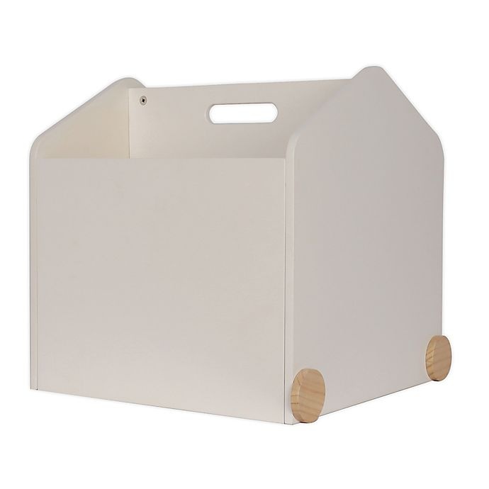 slide 1 of 13, Marmalade Toy Box with Wheels - White, 1 ct