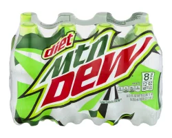 Diet Mountain Dew Soda Bottles