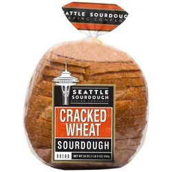 Seattle International Baking Co. Seattle Sour Cr. Wheat Sliced Round Sourdough Bread 24oz