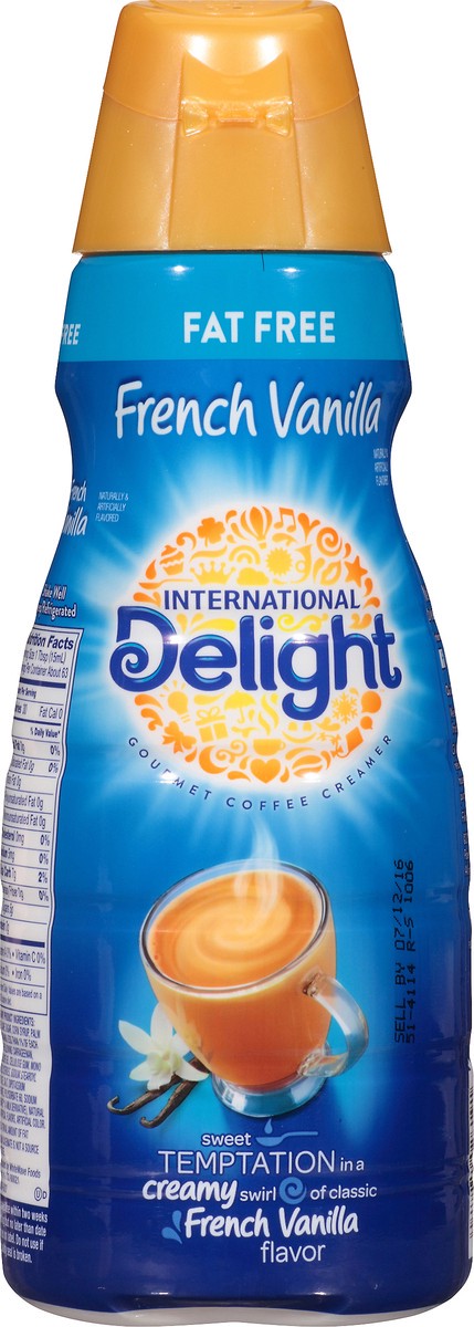 slide 3 of 7, International Delight Fat Free Gourmet French Vanilla Coffee Creamer 32 oz, 32 fl oz