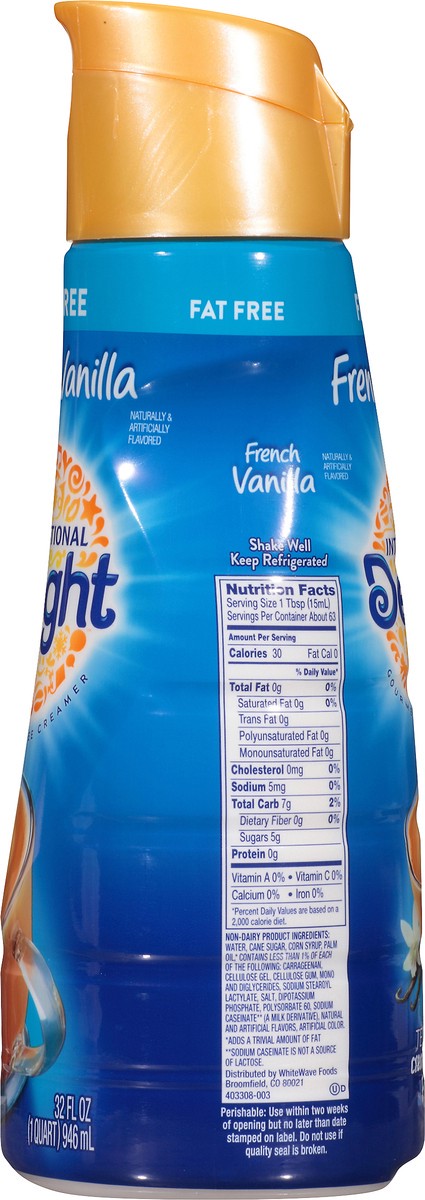 slide 6 of 7, International Delight Fat Free Gourmet French Vanilla Coffee Creamer 32 oz, 32 fl oz