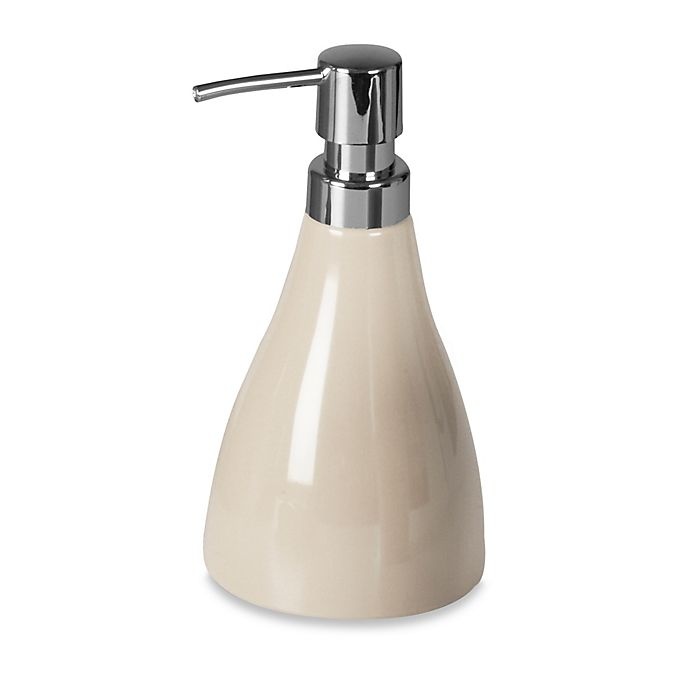 slide 1 of 1, Umbra Curvino Lotion Dispenser - Linen, 1 ct