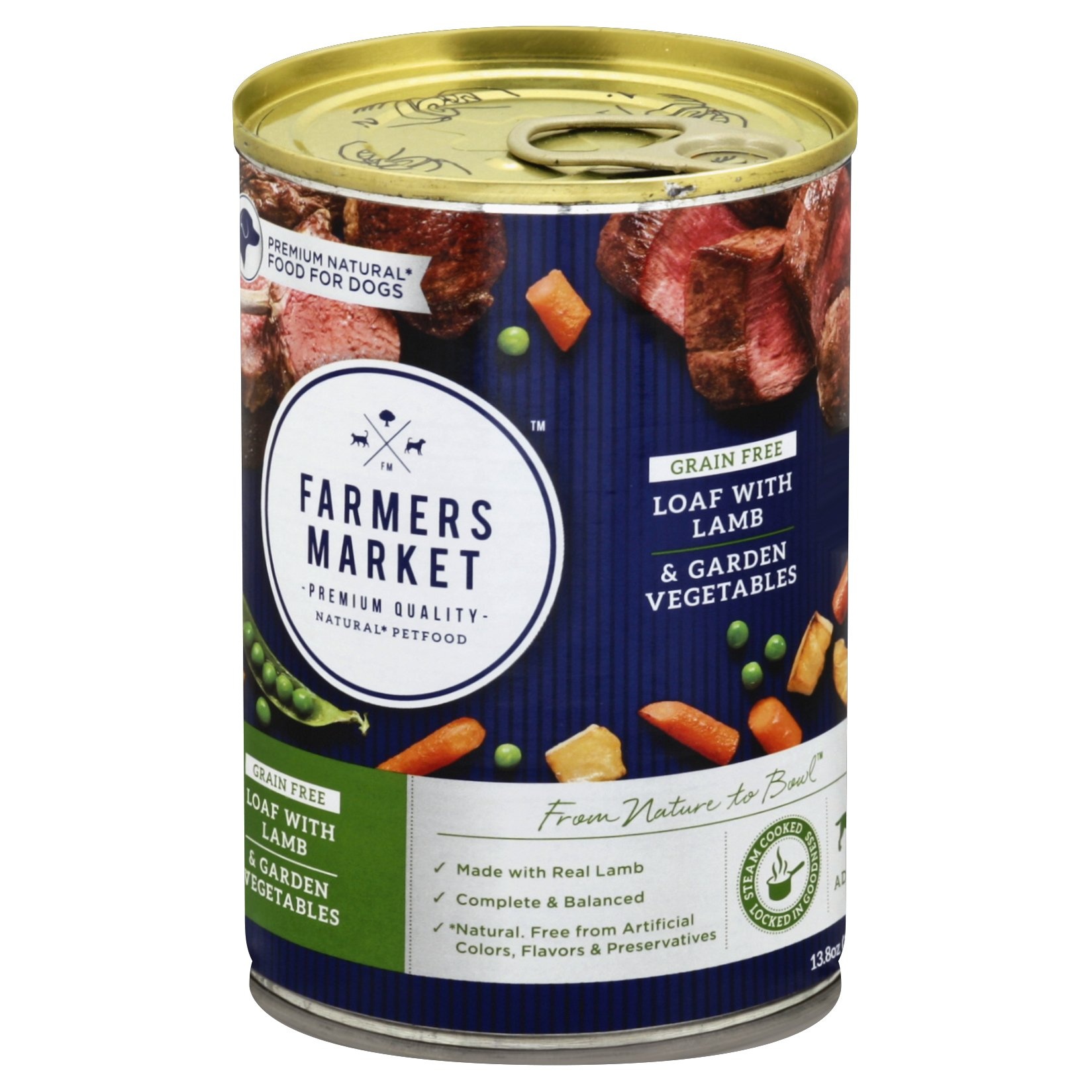 slide 1 of 1, Farmer's Market Vegetables & Brown Rice Stew With Lamb, 13.8 oz