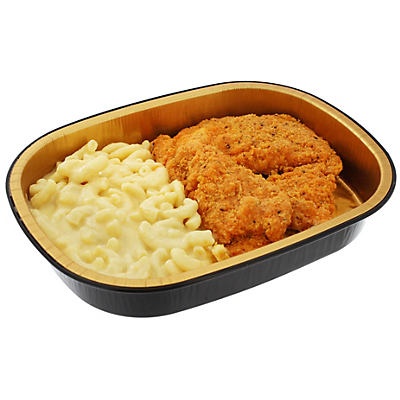 slide 1 of 1, H-E-B Meal Simple Chicken Tenders with Macaroni and Cheese, 12 oz