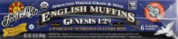 Food For Life English Muffin Gensis
