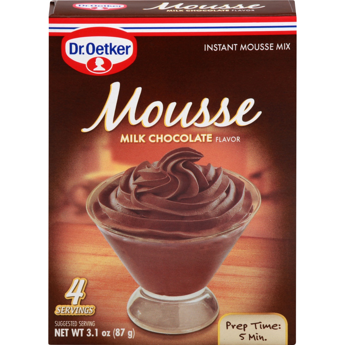 slide 1 of 1, Dr. Oetker Milk Chocolate Mousse Mix, 3.1 oz