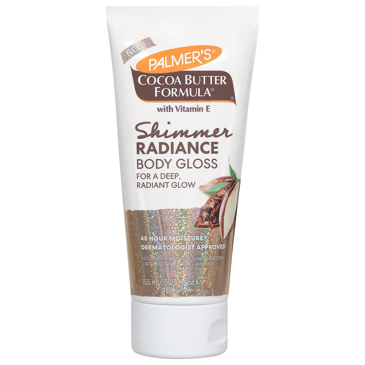 slide 14 of 14, Palmer's Cocoa Butter Formula Shimmer Radiance Body Gloss, 5.25 oz, 5.25 oz