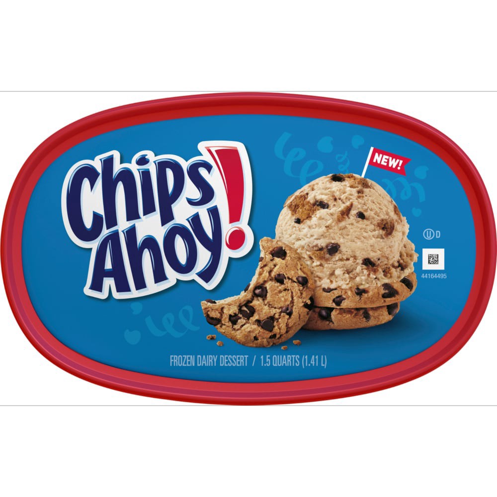 slide 4 of 5, Chips Ahoy! Chips Ahoy Ice Cream 1.5Qt Container, 3 lb