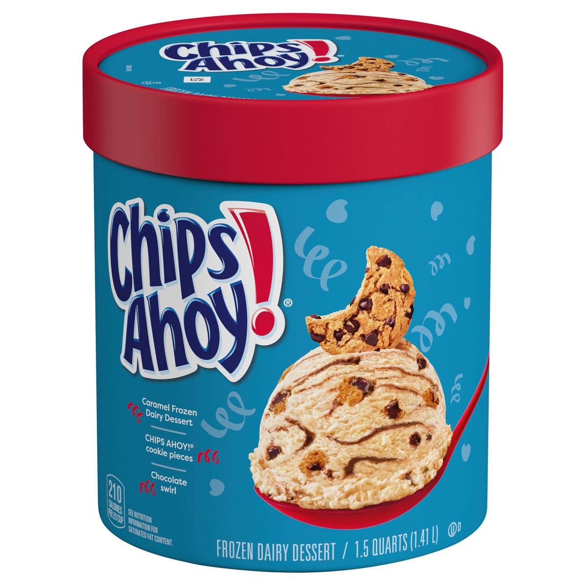 slide 1 of 5, Chips Ahoy! Chips Ahoy Ice Cream 1.5Qt Container, 3 lb