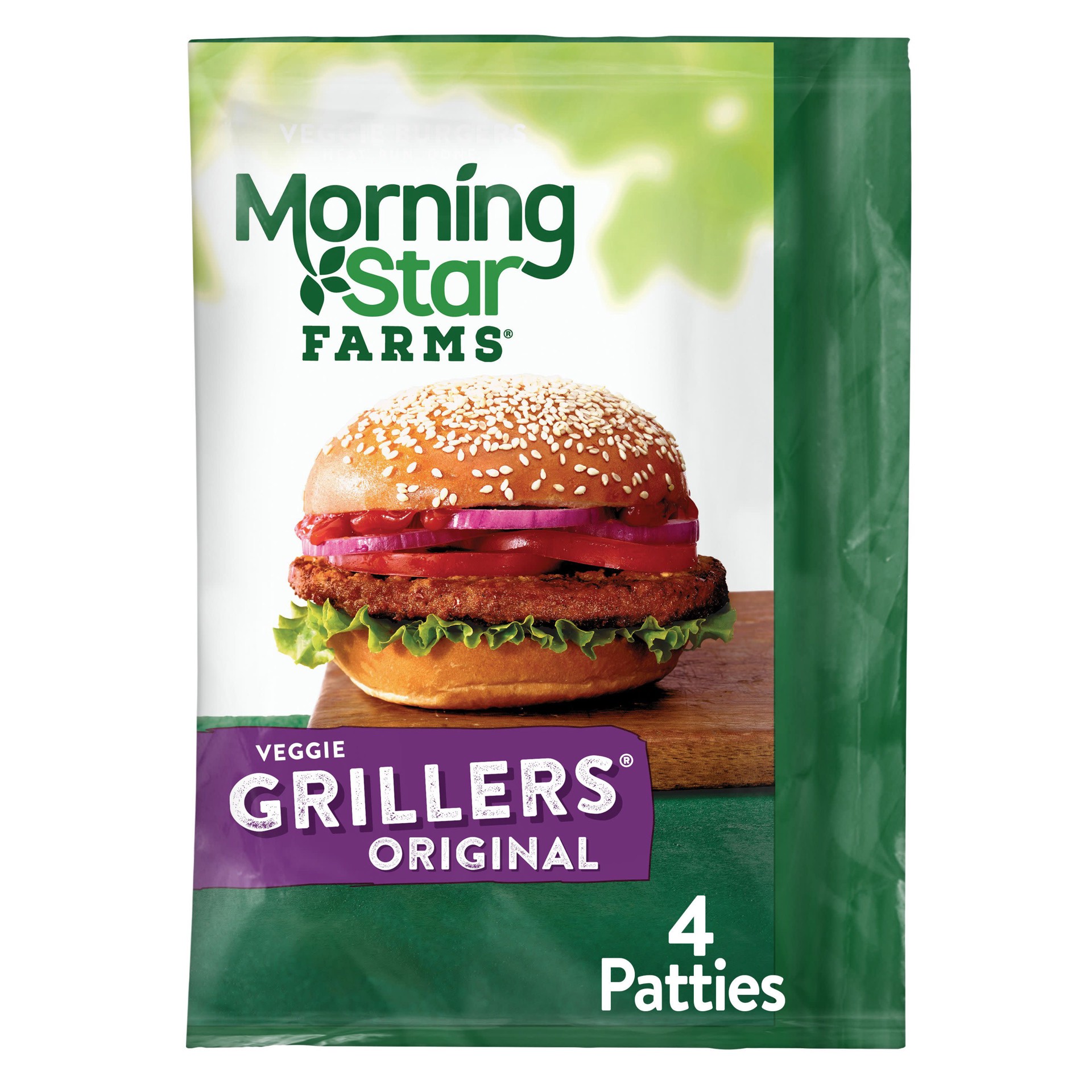 slide 1 of 4, MorningStar Farms Grillers Original Veggie Burger - Frozen - 9oz/4ct, 