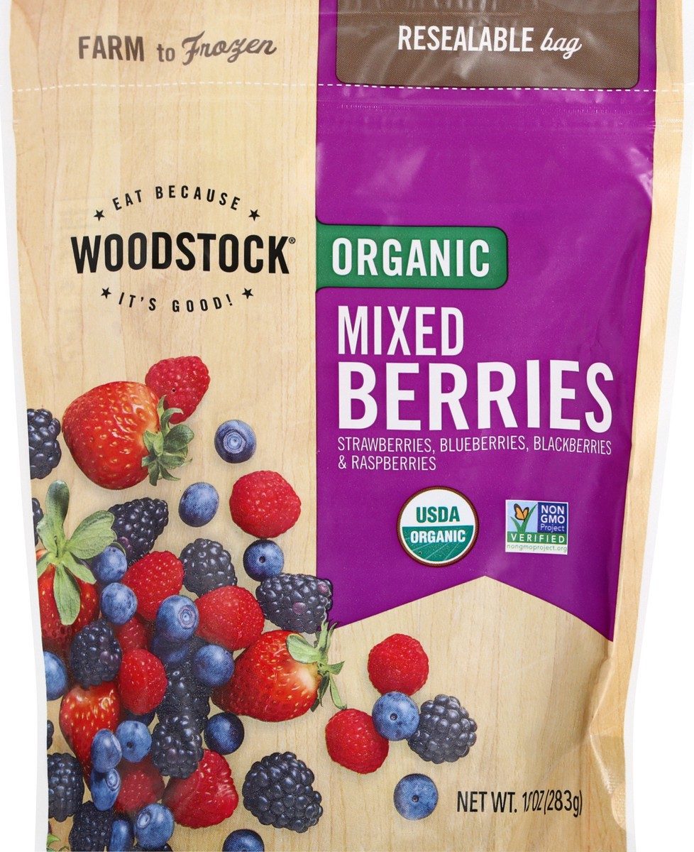 slide 11 of 12, Woodstock Organic Mixed Berries 10 oz, 10 oz