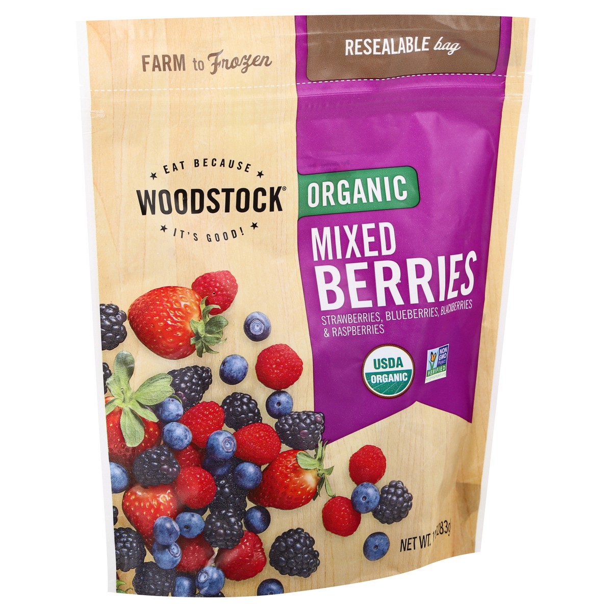 slide 5 of 12, Woodstock Organic Mixed Berries 10 oz, 10 oz