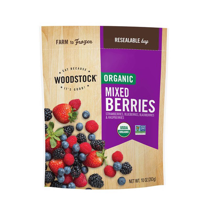 slide 1 of 12, Woodstock Organic Mixed Berries 10 oz, 10 oz