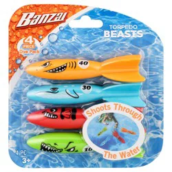 Banzai Dive Pack Torpedo Beasts - 4 ea