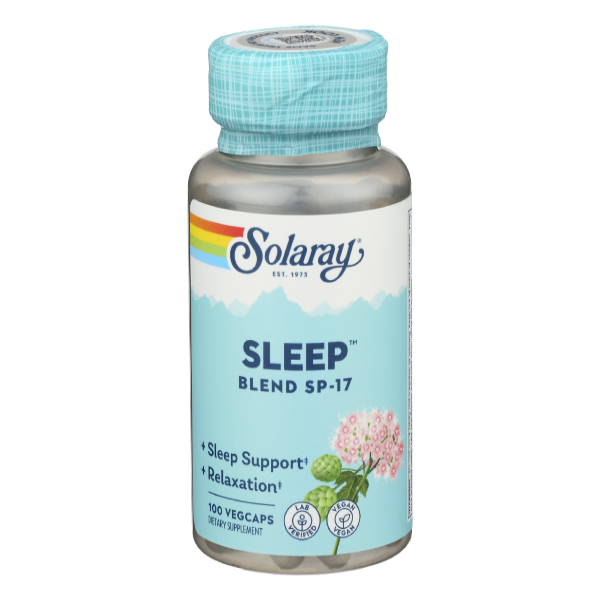 slide 1 of 1, Solaray Sleep Blend Sp-17, 100 ct