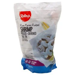Raley's Raw Farm Raised Jumbo Shrimp 16/20 P&d Tail On 32 oz