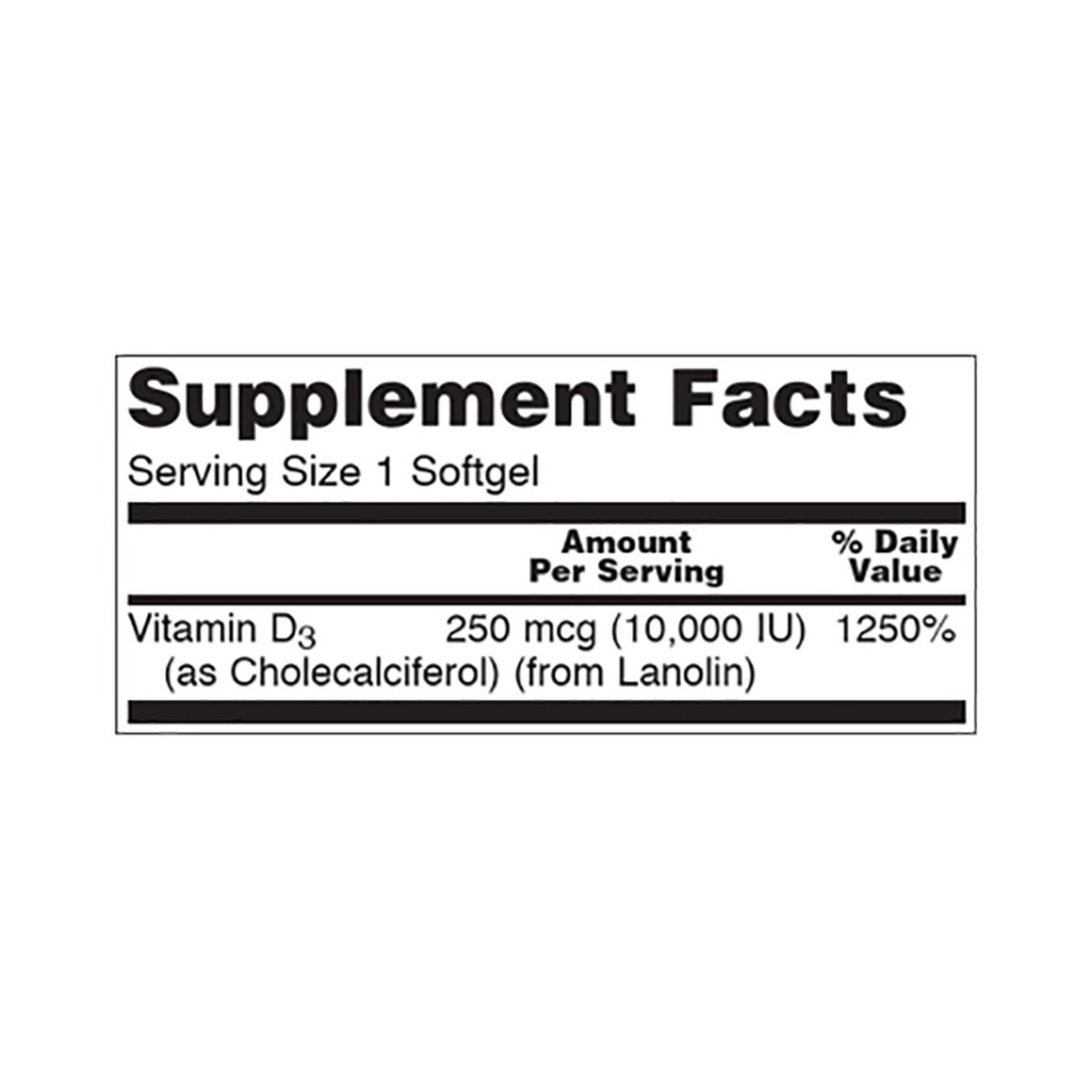 slide 3 of 7, NOW Vitamin D-3 10,000 IU - 120 Softgels, 120 ct
