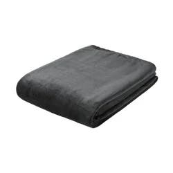 Havenstay Family Blanket, 102 In X 120 In, Grey
