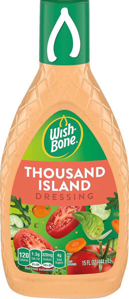 slide 8 of 13, Wish-Bone Thousand Island Dressing 15 oz, 15 oz