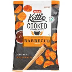H-E-B Kettle Cooked Mesquite Barbeque Potato Chips