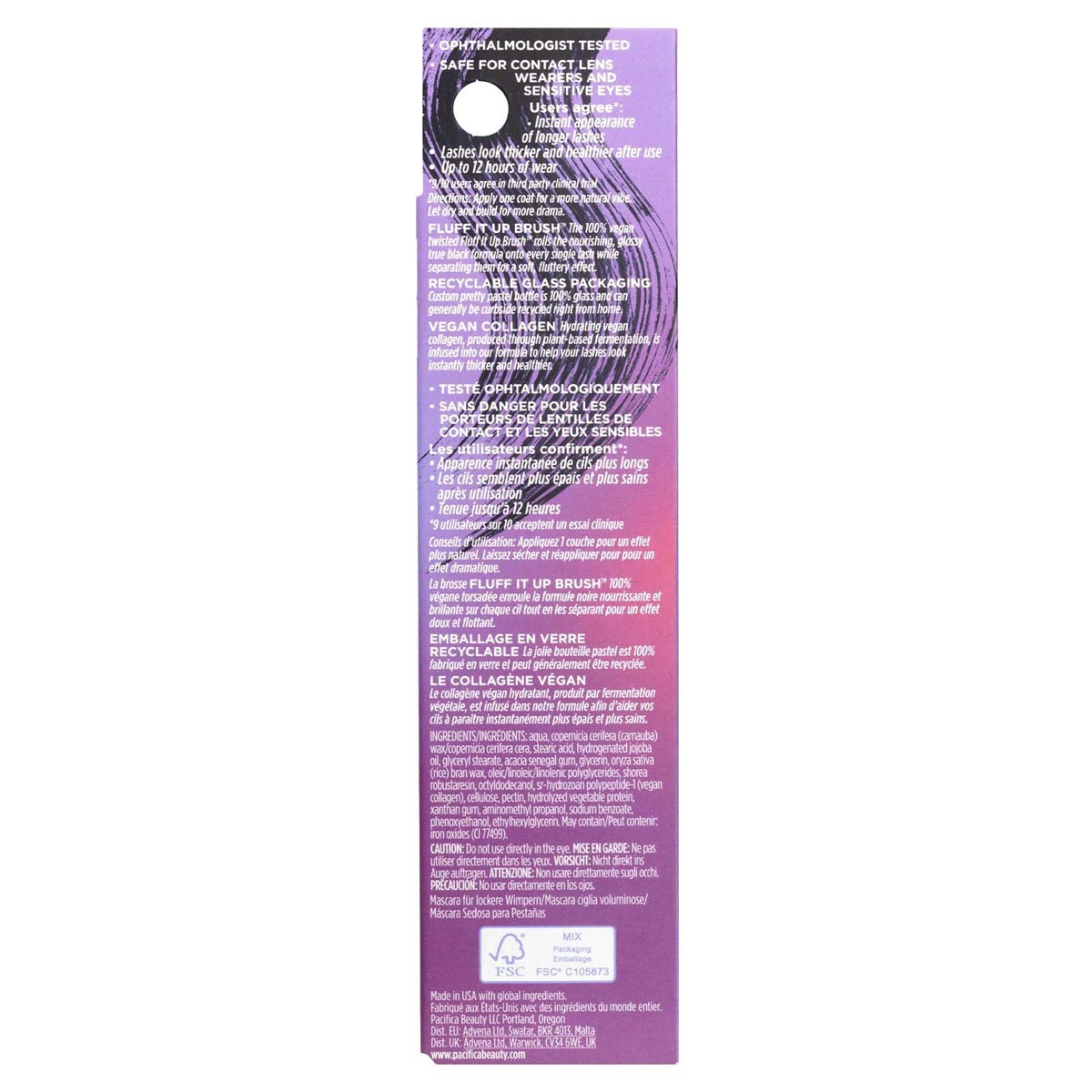 slide 2 of 2, Pacifica Vegan Collagen Mascara, 1 ct