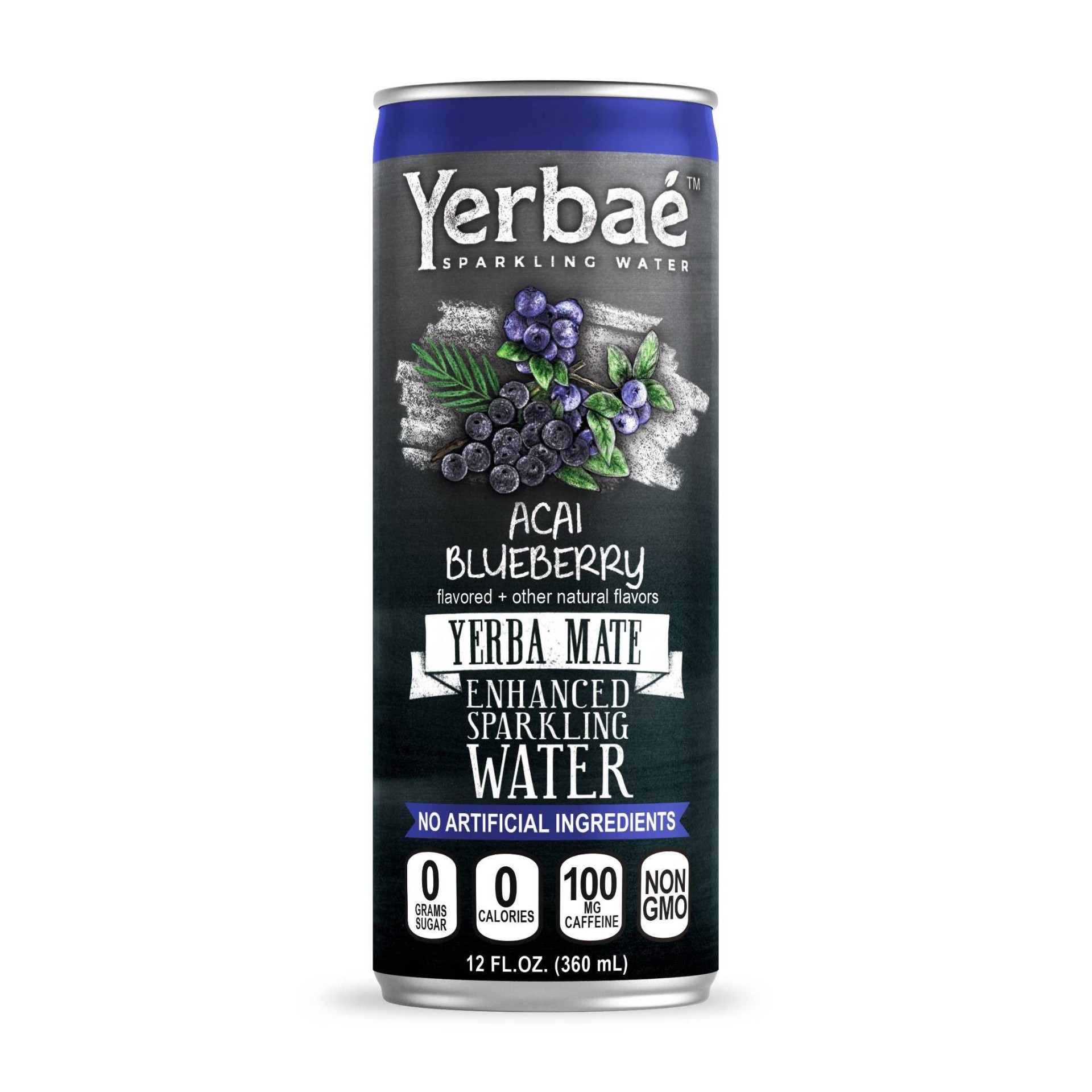 slide 1 of 6, Yerbaé Sparkling Water 12 oz, 12 fl oz