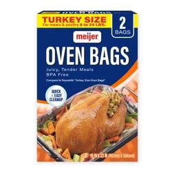 Meijer Oven Bags, Turkey Size