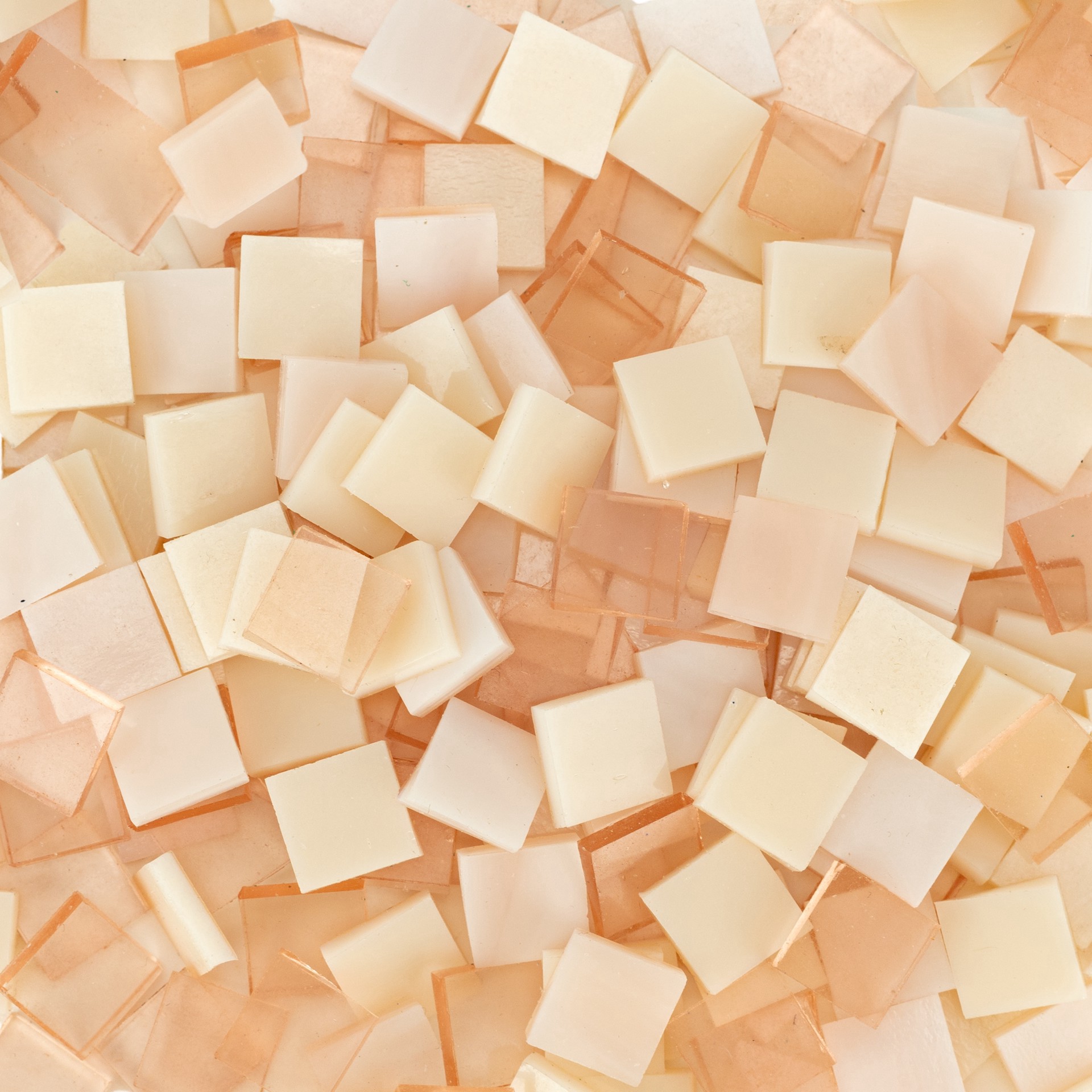 slide 2 of 2, Oceanside Glass & Tile Oceanside Compatible Small Pink Mosaic Stained Glass Squares, 8oz., 8 oz