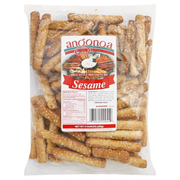 slide 1 of 5, Angonoa's Breadsticks 8 oz, 8 oz