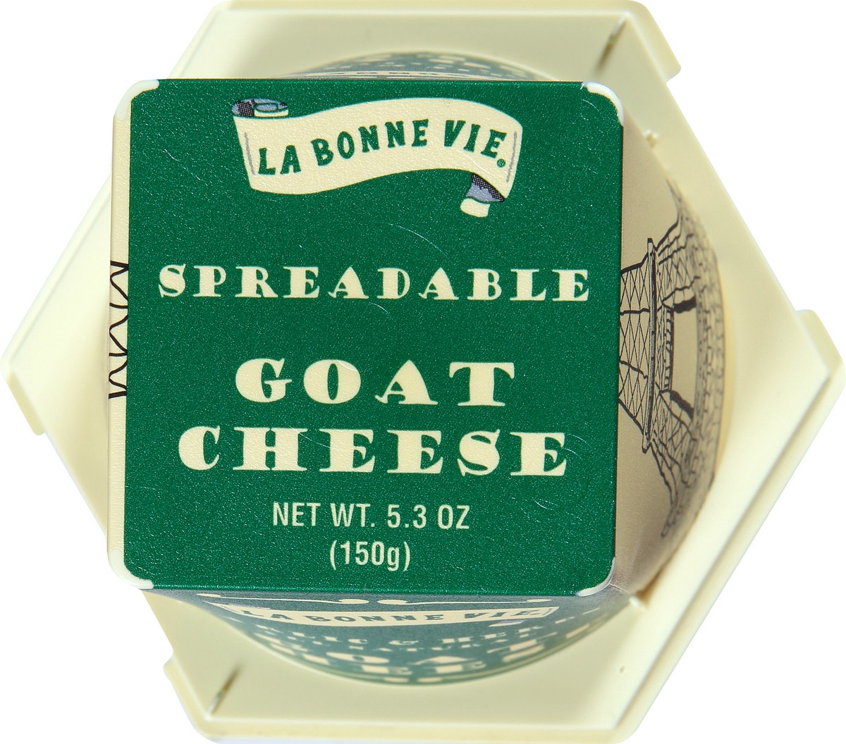 slide 6 of 10, La Bonne Vie Goat Cheese, Garlic & Herbs, 5.29 oz