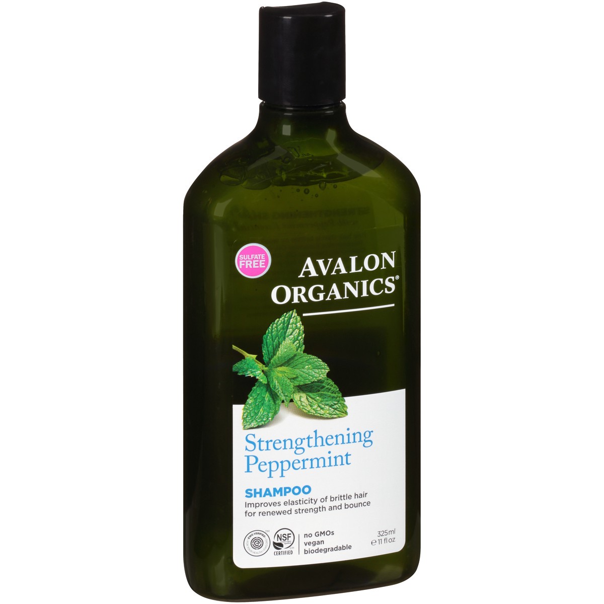 slide 2 of 9, Avalon Organics Strengthening Peppermint Shampoo, 11 oz