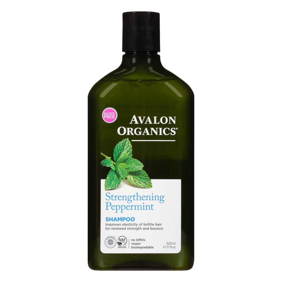 slide 4 of 9, Avalon Organics Strengthening Peppermint Shampoo, 11 oz