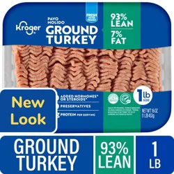 Kroger® 93/7 Lean Fresh Ground Turkey - 1 LB