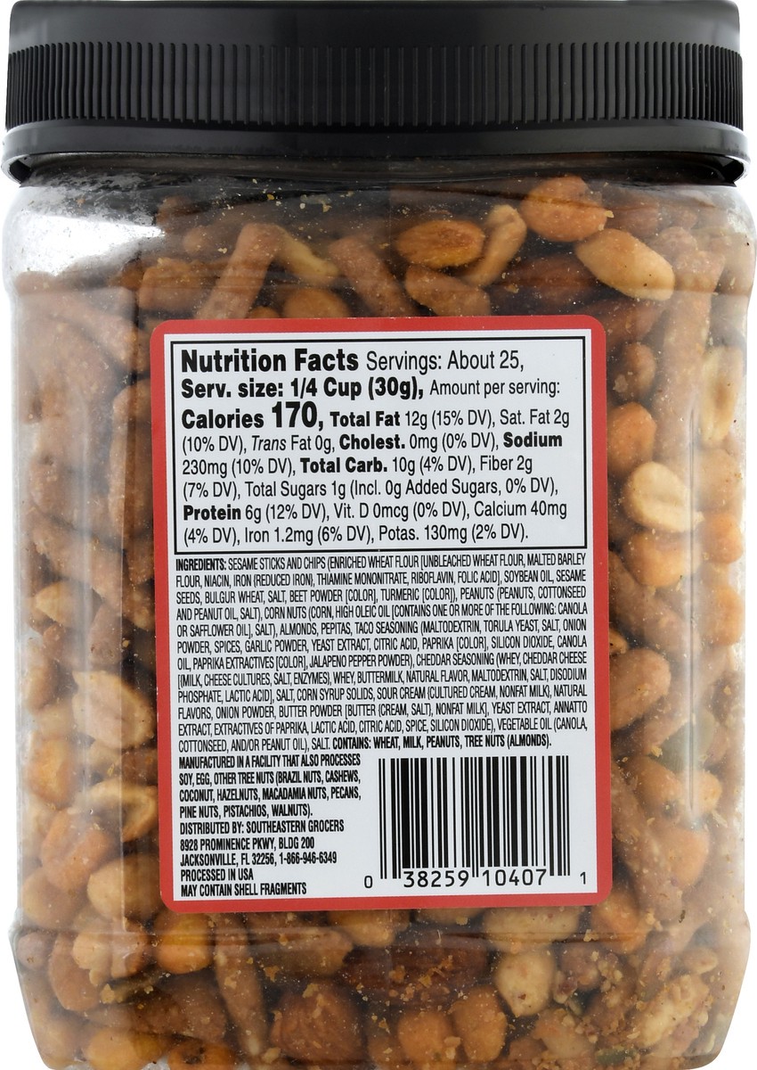 slide 8 of 10, SE Grocers Salsa Trail Mix, 26 oz