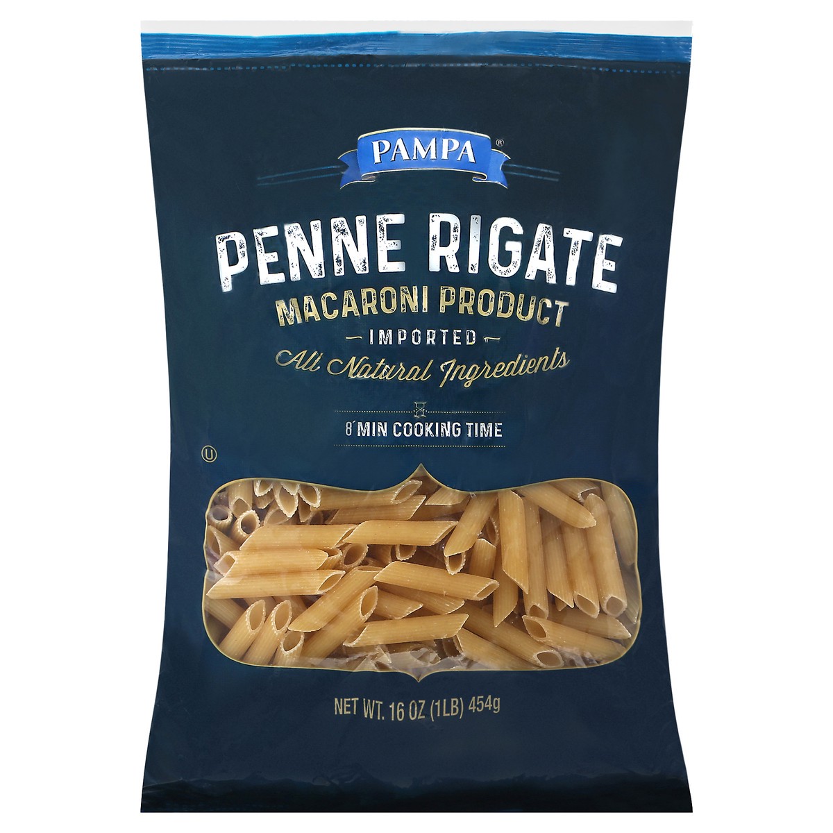 slide 1 of 13, Pampa Penne Rigate Pasta, 16 oz., 16 oz