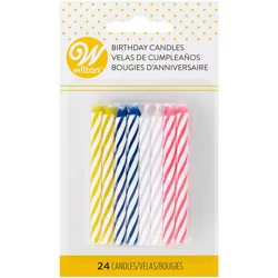 Wilton Birthday Candles - Assorted Colors