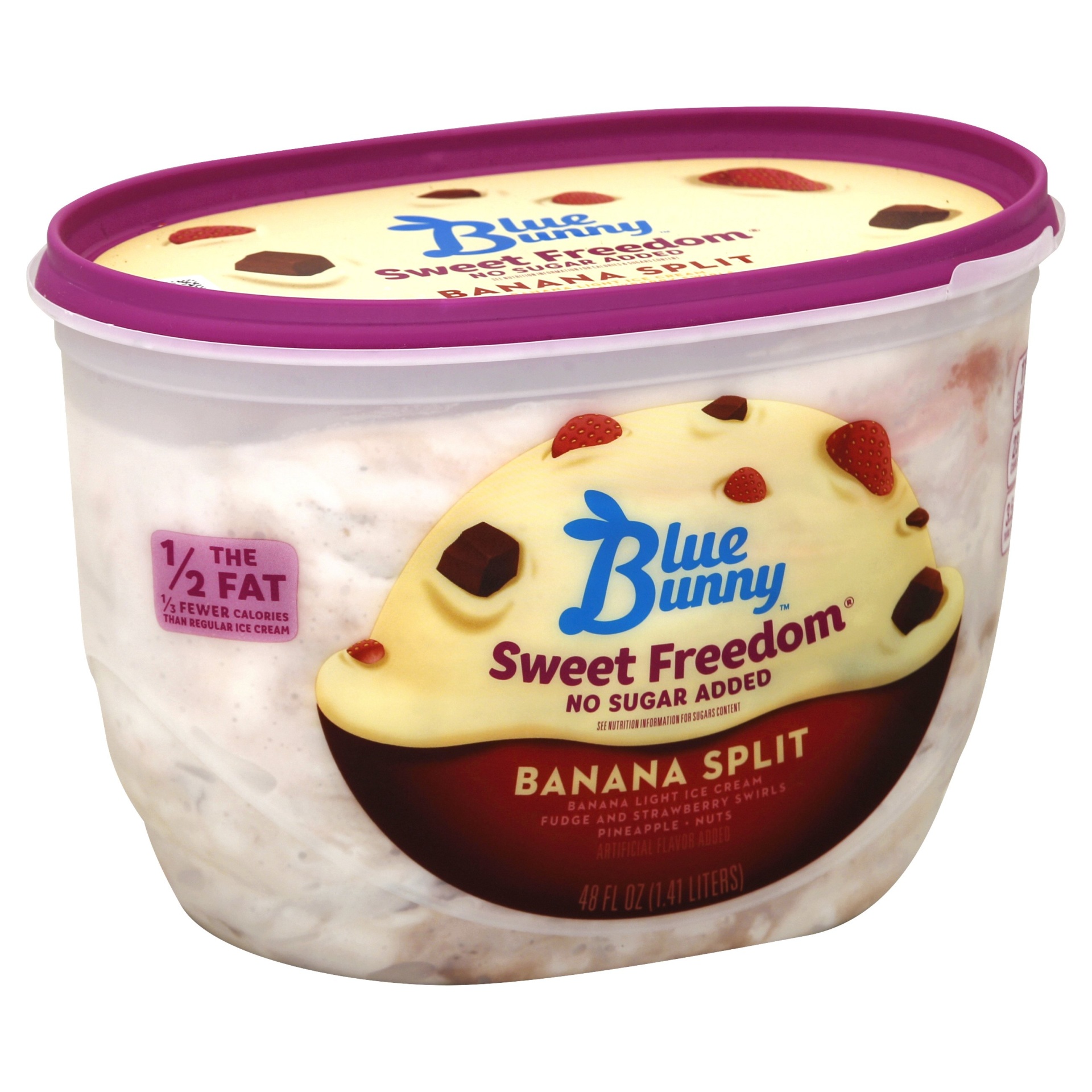 blue bunny no sugar ice cream