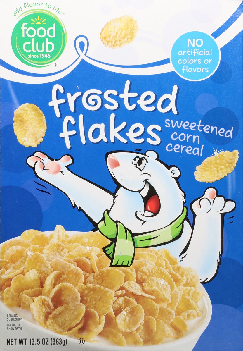 slide 7 of 14, Food Club Frosted Flakes Cereal 13.5 oz, 13.5 oz