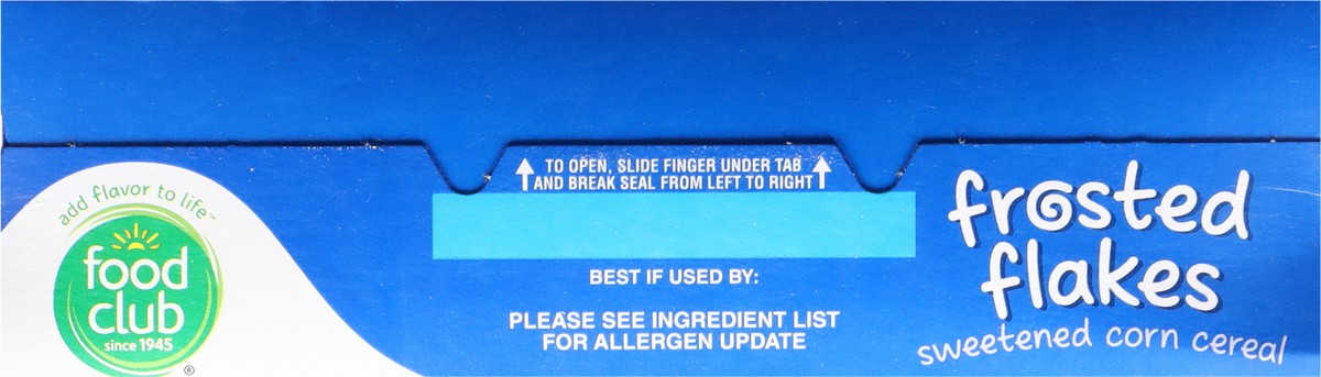 slide 10 of 14, Food Club Frosted Flakes Cereal 13.5 oz, 13.5 oz