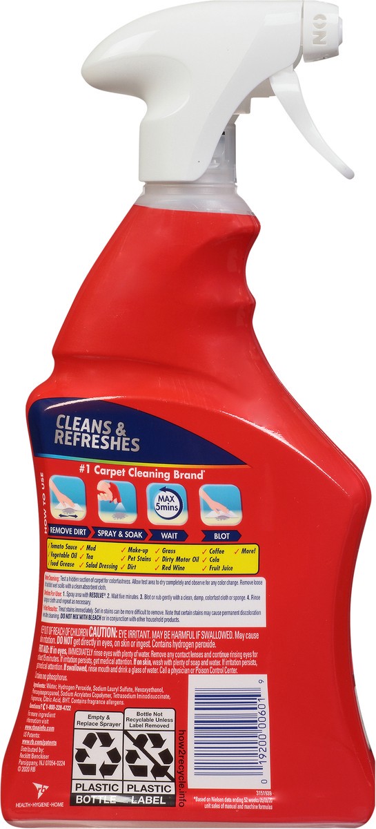 slide 4 of 13, Resolve Carpet Cleaner Spray Spot & Stain Remover, 22oz, 22 oz