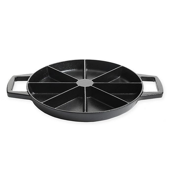 slide 1 of 2, Artisanal Kitchen Supply Cast Iron Round Corn Bread Pan, 9 in