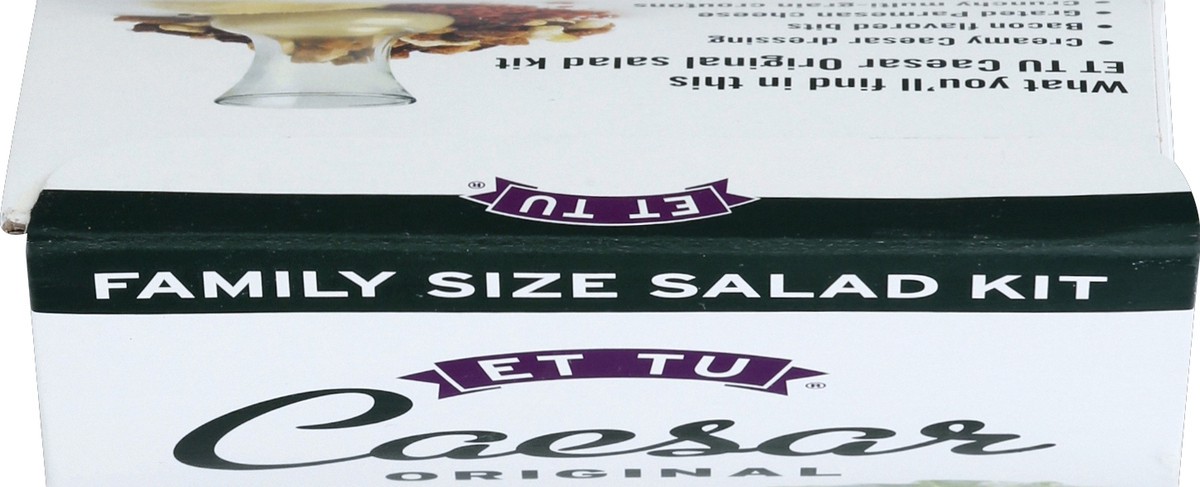 slide 2 of 6, ET TU Caesar Original Salad Kit Family Size, 4.7 oz