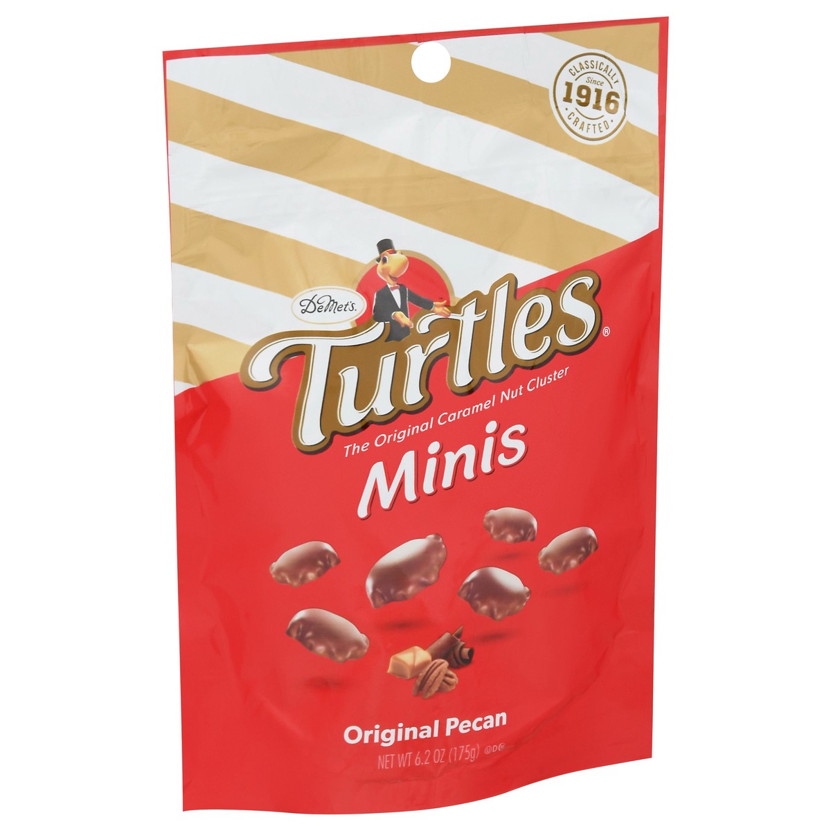 slide 5 of 9, Turtles Original Pecan Caramel Nut Cluster Minis 6.2 oz, 6.5 oz