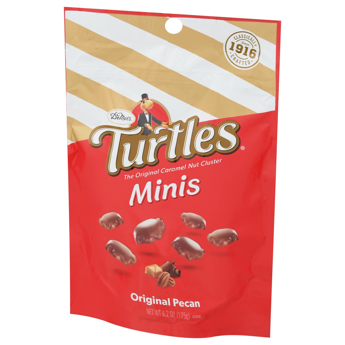 slide 9 of 9, Turtles Original Pecan Caramel Nut Cluster Minis 6.2 oz, 6.5 oz