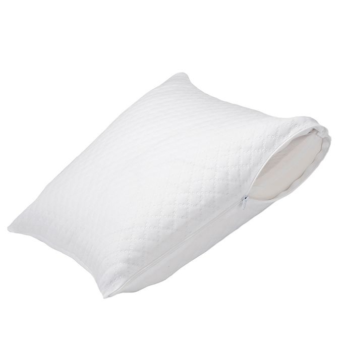 slide 1 of 1, Healthy Nights Circular Knit Cool Finish Pillow Protector for Memory Foam Pillows, 1 ct