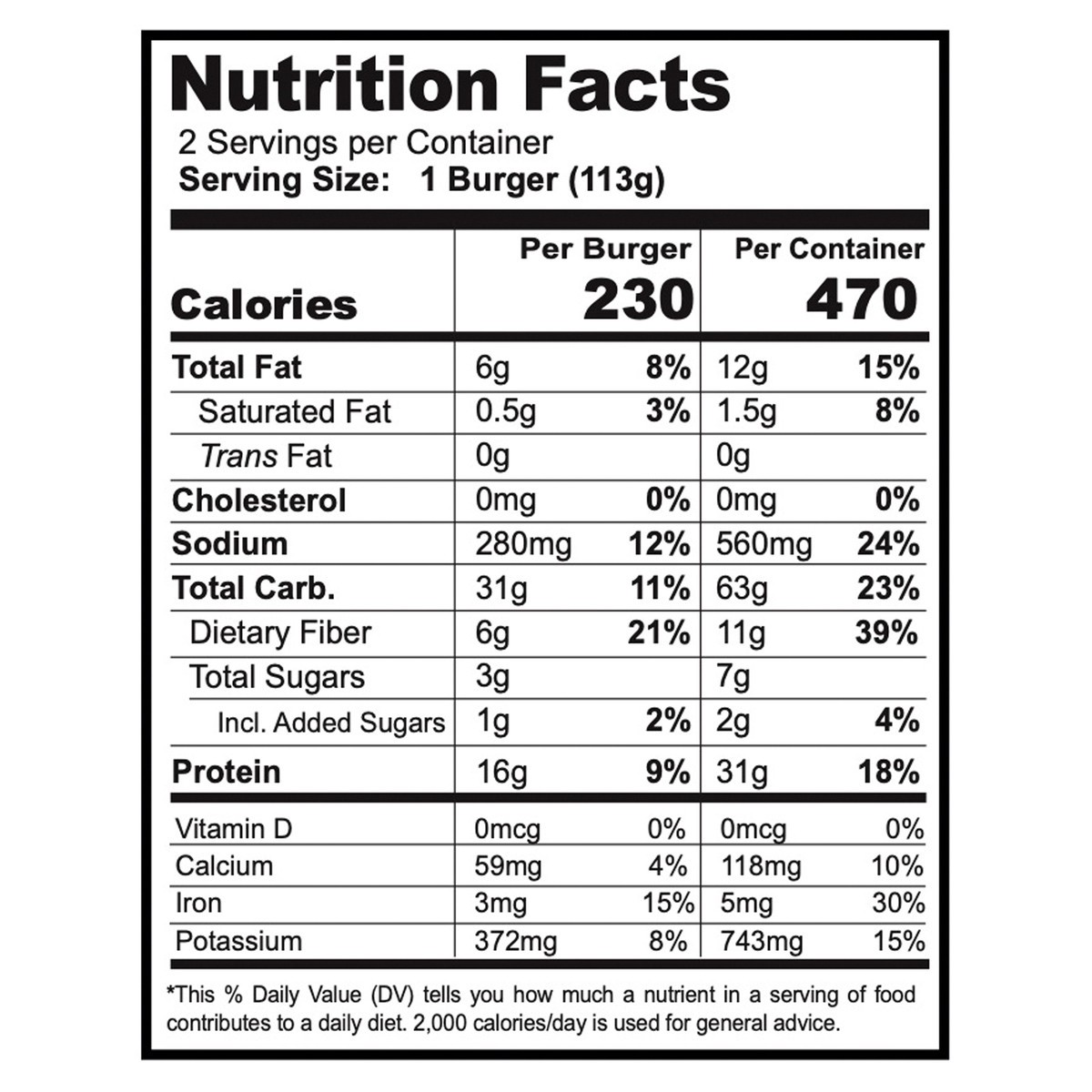 slide 3 of 4, Sweet Earth Santa Fe Veggie Burger 2 ea, 2 ct