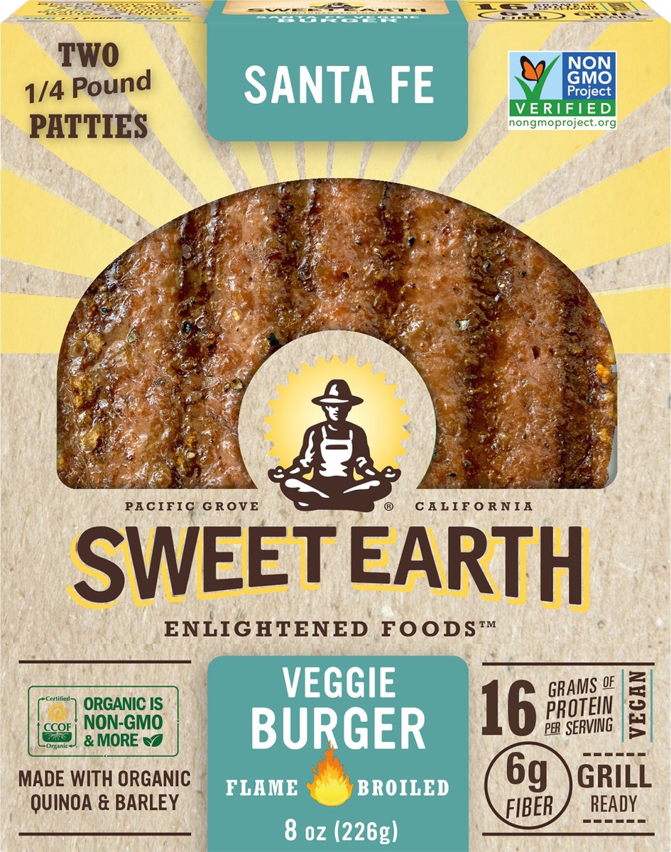 slide 4 of 4, Sweet Earth Santa Fe Veggie Burger 2 ea, 2 ct