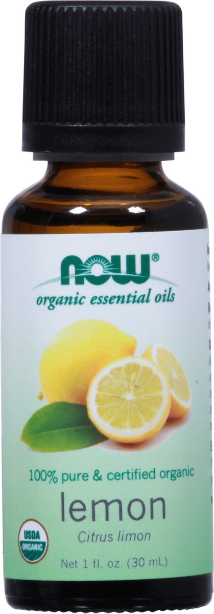 slide 9 of 9, NOW Lemon Oil, Organic - 1 fl. oz., 1 oz