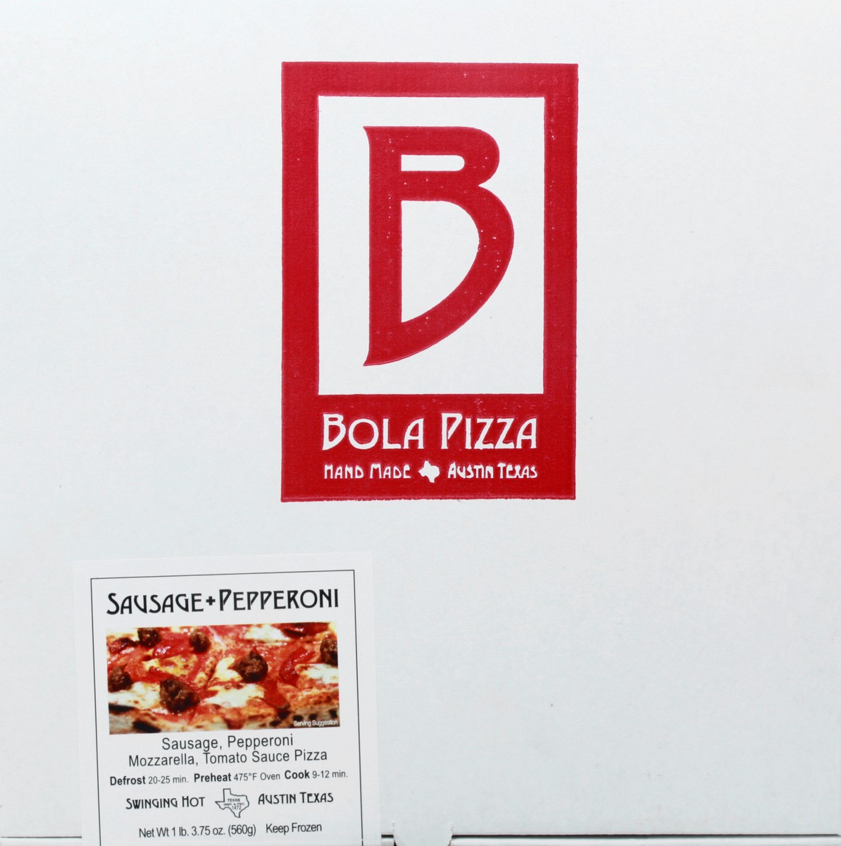 slide 1 of 13, Bola Pizza Sausage + Pepperoni Pizza 19.75 oz, 19.75 oz